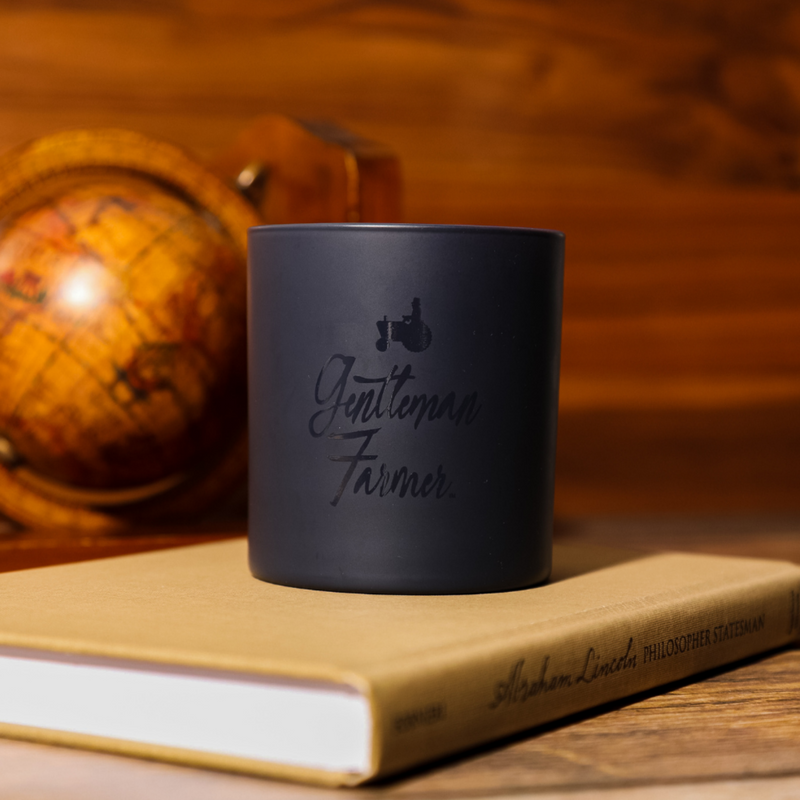 Wood Paneled Library Candle